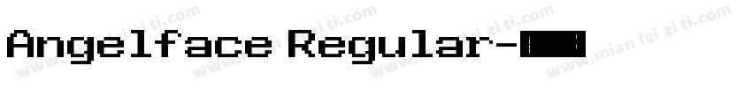Angelface Regular字体转换